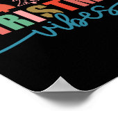 Christmas Vibes Colorful Holiday Trees Design Todd Poster (Hoek)