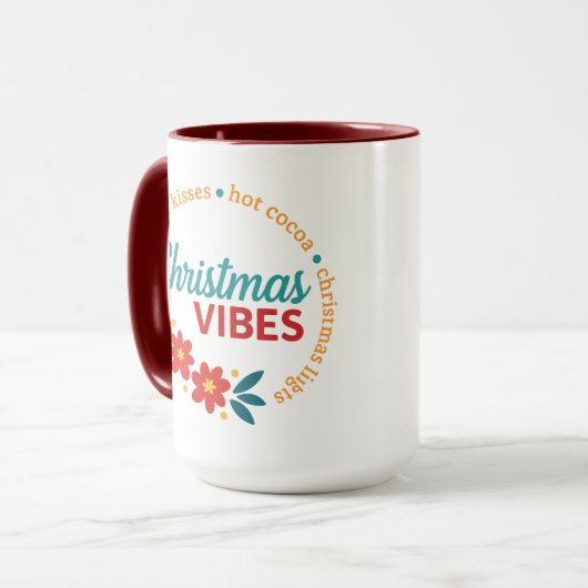 Christmas Vibes Combo Mug Mok (Voorkant links)