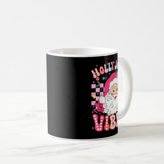 Christmas Vibes Cute Nk Santa Christmas Xmas Women Koffiemok (Voorkant rechts)