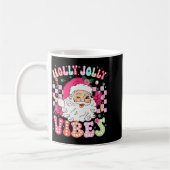 Christmas Vibes Cute Nk Santa Christmas Xmas Women Koffiemok (Links)