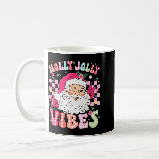 Christmas Vibes Cute Nk Santa Christmas Xmas Women Koffiemok (Links)