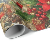 Christmas Vibes Design Style 1 Cadeaupapier (Rol Hoek)