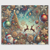 Christmas Vibes Design Style 2 Cadeaupapier (Vlak)