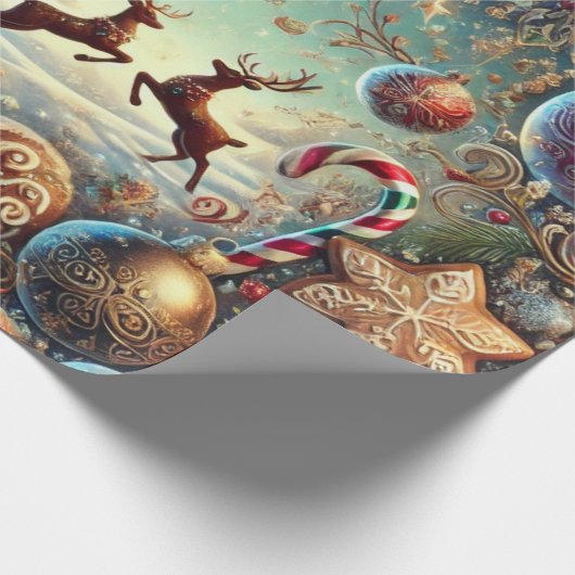 Christmas Vibes Design Style 2 Cadeaupapier (Hoek)