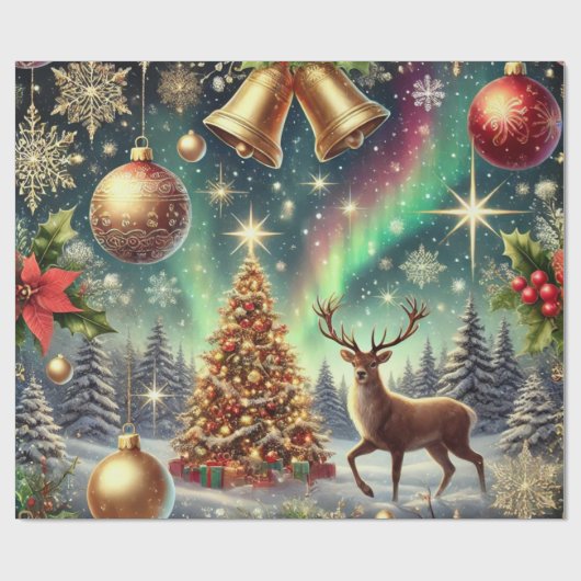 Christmas Vibes Design Style 3 Cadeaupapier (Vlak)