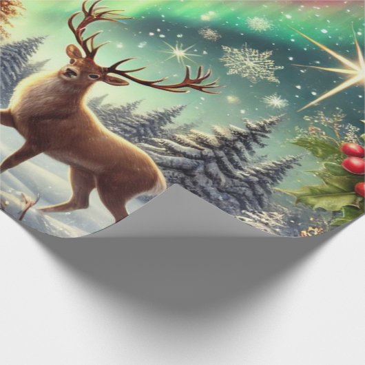 Christmas Vibes Design Style 3 Cadeaupapier (Hoek)