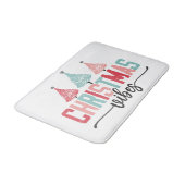 Christmas Vibes - Feestelijke boom ontwerp Badmat (Gekanteld)