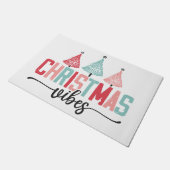 Christmas Vibes - Feestelijke boom ontwerp Deurmat (Schuin)