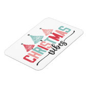 Christmas Vibes - Feestelijke boom ontwerp Magneet (Linkerzijde)