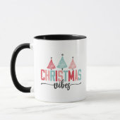 Christmas Vibes - Feestelijke boom ontwerp Mok (Links)
