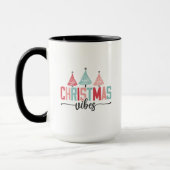 Christmas Vibes - Feestelijke boom ontwerp Mok (Links)