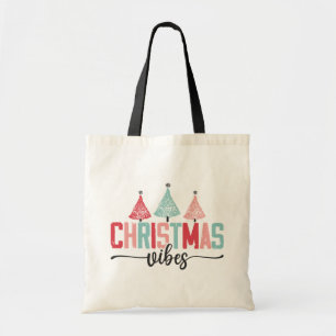 Christmas Vibes - Feestelijke boom ontwerp Tote Bag