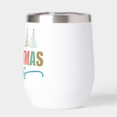 Christmas Vibes - Kleurrijke Vakantiebomen Ontwerp (Achterkant)