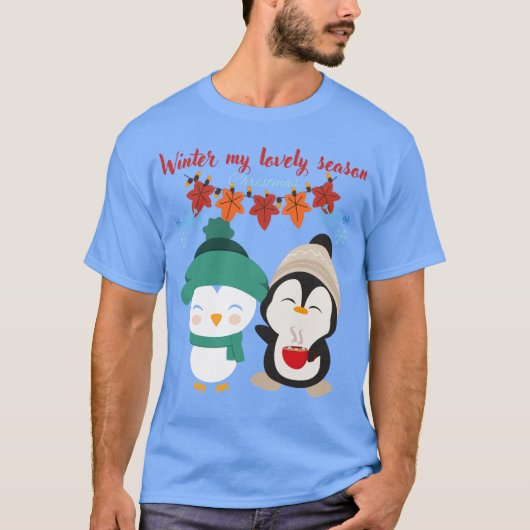 Christmas Vibes Men’s T-Shirt | Festive Holiday  (Voorkant)