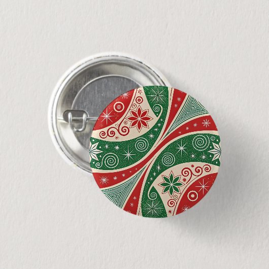 Christmas Vibes Ronde Button 3,2 Cm (Voorkant /achterkant)