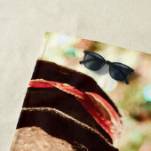 Christmas Vibes Snowman Celebration Strandlaken (In situ)