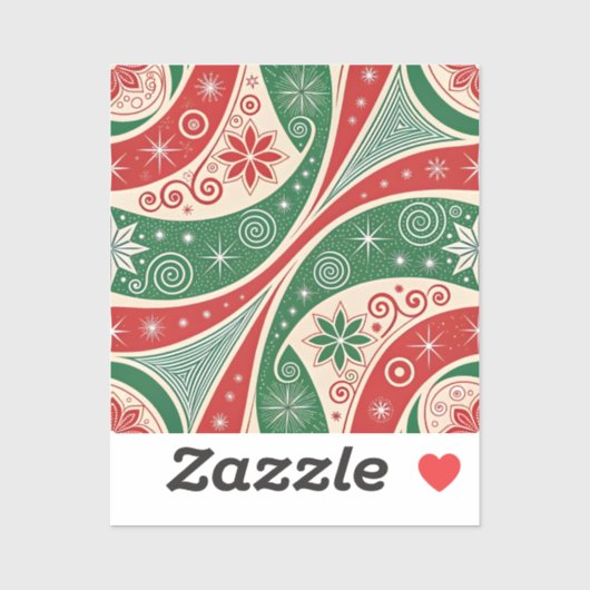 Christmas Vibes Sticker (Vel)