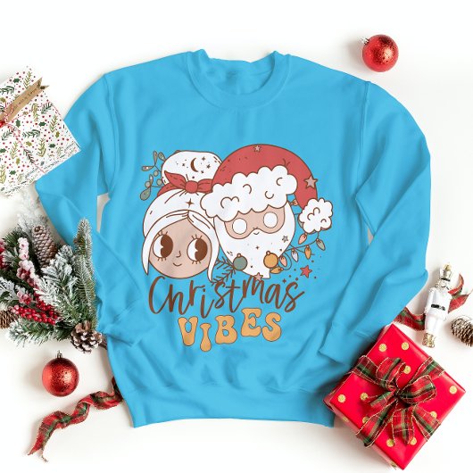 Christmas Vibes Sweatshirt Winter Vakantie Seizoen