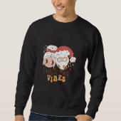 Christmas Vibes Sweatshirt Winter Vakantie Seizoen (Voorkant)