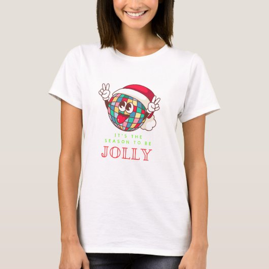 Christmas Vibes T-shirt: Christmas Spirit T-shirt (Voorkant)