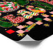 Christmas Vibes Teacher Leopard Snowman Xmas Men W Poster (Hoek)