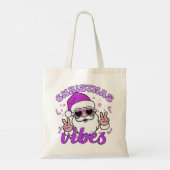 Christmas Vibes Tote Bag (Achterkant)