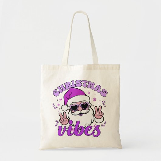 Christmas Vibes Tote Bag (Voorkant)