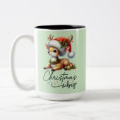 Christmas Vibes Two Tone Mok (Links)