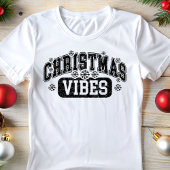 Christmas Vibes  typografie Tri-Blend Shirt