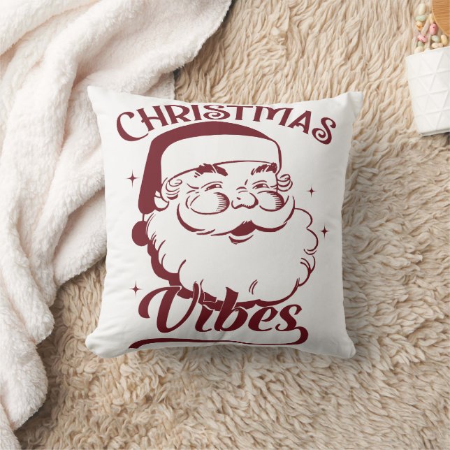 Christmas Vibes Vintage Design Kussen (Deken)
