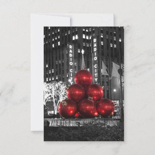 Christmas Vibes Wenskaart Bedankkaart (Voorkant)