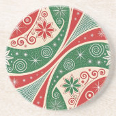 Christmas Vibes Zandsteen Onderzetter (Voorkant)