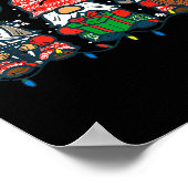 Christmas Viking Gnomes Funny Nordic Xmas Men Wome Poster (Hoek)