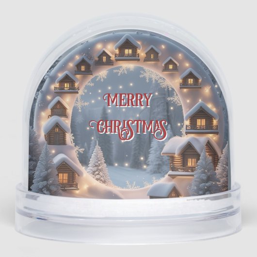 Christmas Village Customer Appreciation Gift Sneeuwbol (Voorkant)