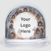 Christmas Village Customer Appreciation Gift Sneeuwbol (Achterkant)