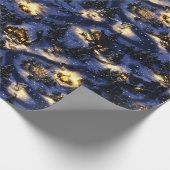 Christmas Village Fantasy D & D-stijl inpakpapier (Hoek)