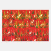 Christmas Village Holiday Wrapping Paper – Festive (Voorkant 3)