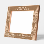 Christmas Village in Winter Engraved Frames Gegraveerde Lijstjes (Links)