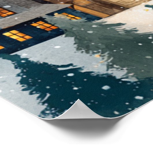 Christmas Village Poster (Hoek)