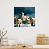 Christmas Village Poster (Keuken)