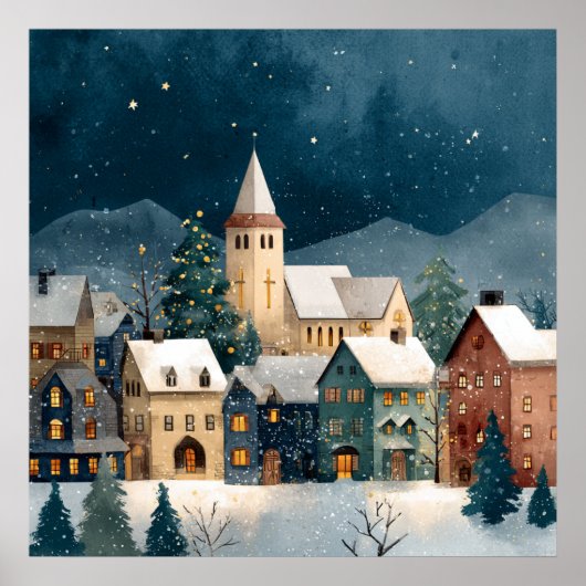 Christmas Village Poster (Voorkant)