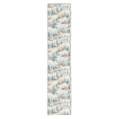 Christmas Village Sneeuwhuizen Tafelloper (Voorkant)