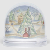 Christmas Village Snow Globe Sneeuwbol (Achterkant)