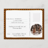 Christmas Vintage Santa Custom Photo Classic Gift Feestdagenkaart (Achterkant)