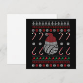 Christmas Volleyball Funny Sport Lover Xmas Gift Kaart (Voorkant / Achterkant)