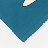 Christmas Volleyball Snowman Santa Hat Funny Holid Fleece Deken (Hoek)