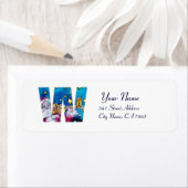 CHRISTMAS W BRIEF/INSPIRED SANTA MONOGRAM ETIKET (Insitu)