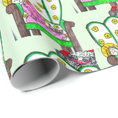 CHRISTMAS WACHT OP SANTA CADEAUPAPIER (Rol Hoek)