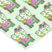 CHRISTMAS WACHT OP SANTA TAFELKLEED (Gekanteld)