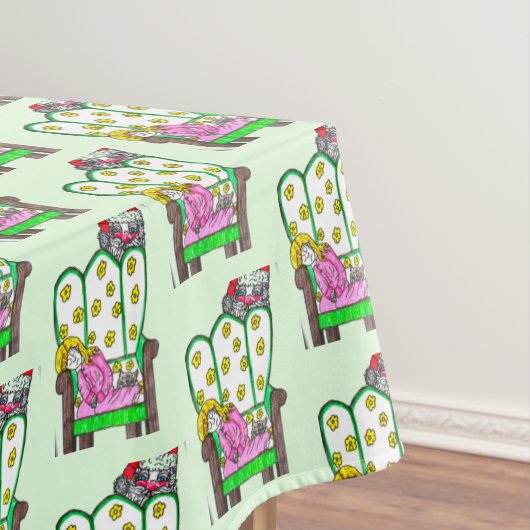 CHRISTMAS WACHT OP SANTA TAFELKLEED (Voorbeeld)